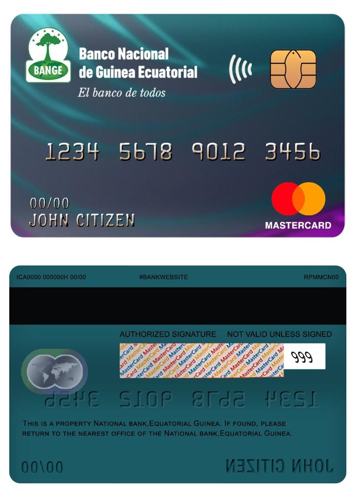 Equatorial Guinea National bank mastercard